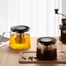 玻璃养生煮茶壶大容量耐热花茶壶茶水分离壶可过滤咖啡壶跨境专供