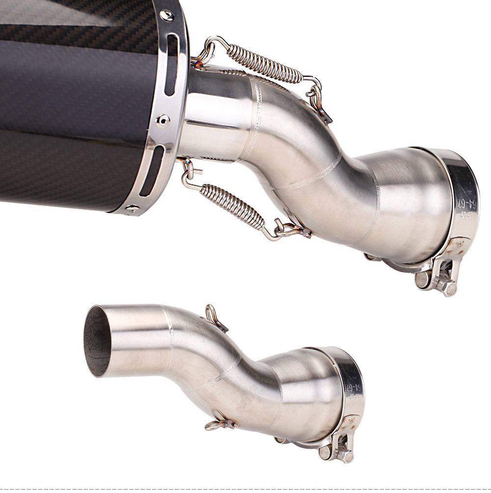 Suitable for BMW motorcycle R1200GS ADV middle exhaust pipe modified tail full carbon fiber ARROW exhaust