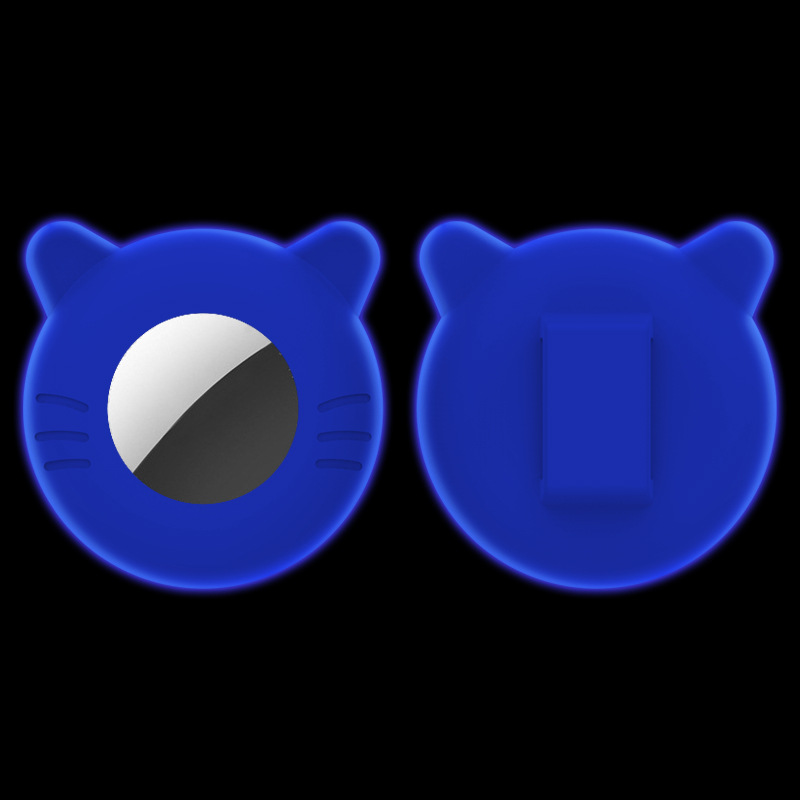 Aplicable a Apple Airtag cubierta nueva cachorro gatito collar cubierta de silicona localizador cubierta protector de pérdida