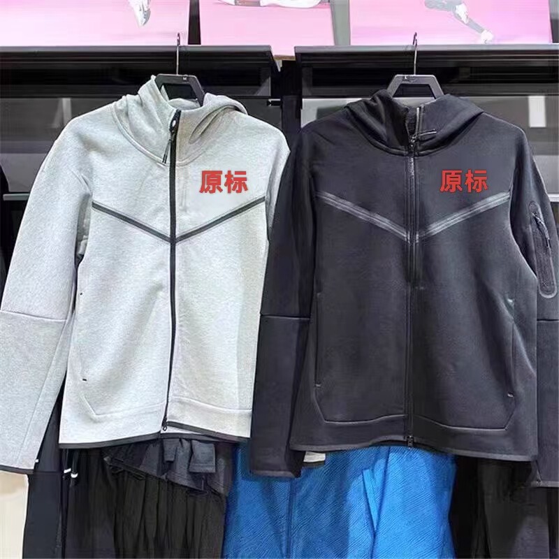 Nk Original Standard 2025 Spring & Fall Thin Jacket Men's and Women's Embroidered Knitted Couple Suit Export Heavy Cotton Sports Jacket Nk Original Standard 2025 Spring & Fall Thin Jacket Men's and Women's Embroidered Knitted Couple Suit Export Heavy Cotton Sports Jacket
