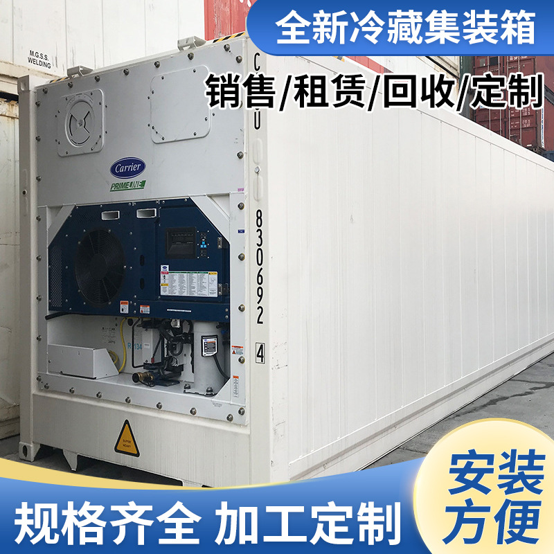 南京合肥芜湖二手冷藏集装箱蔬菜水果肉类保鲜冷冻移动库冷库冷链