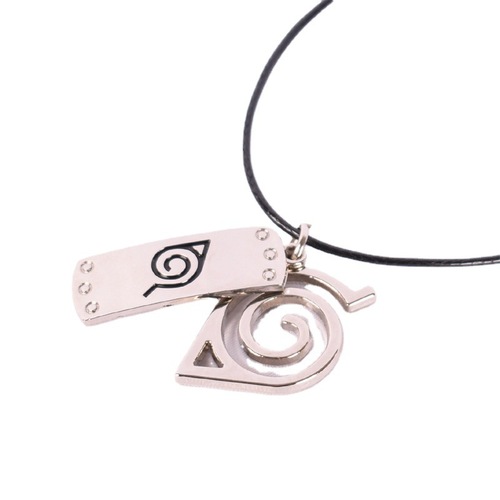 Three-ring necklace, ferret necklace, Akatsuki organization ferret cosplay accessories, prop necklace, ninja forehead protector anime peripherals