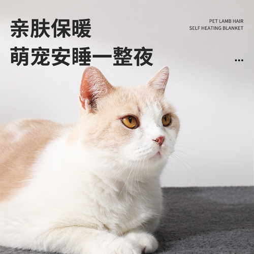 Pet Self-Heating Warm Blanket for Cats and Dogs, Autumn/Winter Warm Blanket, Pet Bed Mat, Pet Supplies
