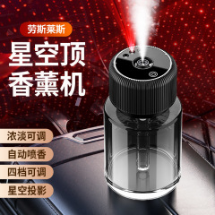 新款车载星空顶智能香薰机随车启停自动喷雾男士车内氛围灯装饰品