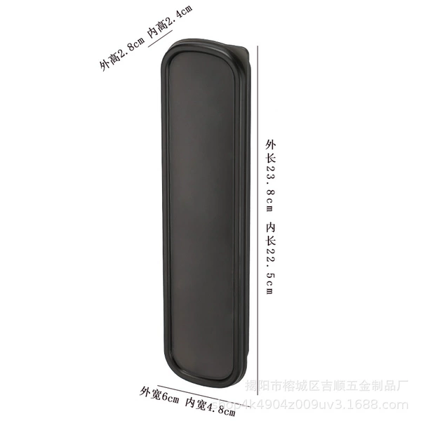 Large black transparent