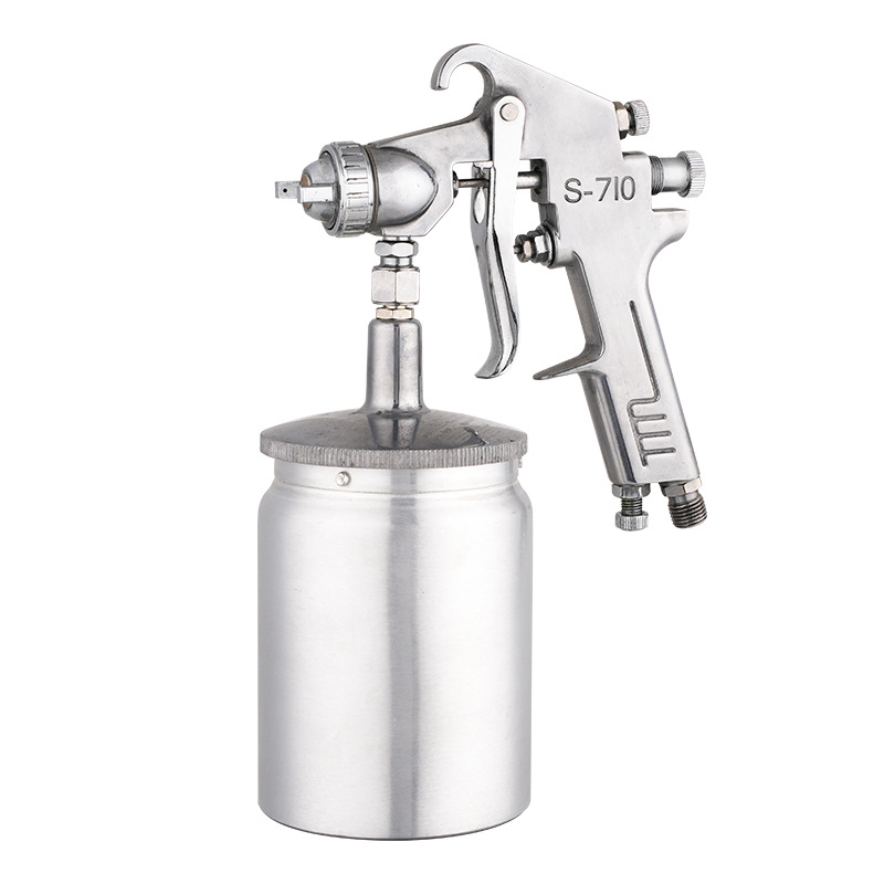 Wufu S - 710S pistola de pulverización neumática 1.5mm alta atomización chapa de metal 650ml pistola de pulverización de pintura de muebles