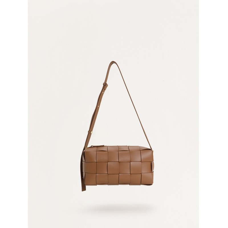 Niche Cowhide Shoulder Square Tote Bag Large Capacity Crossbody Bag Casual Women's Fashion Versatile Handbag Retro - Thumbnail 6