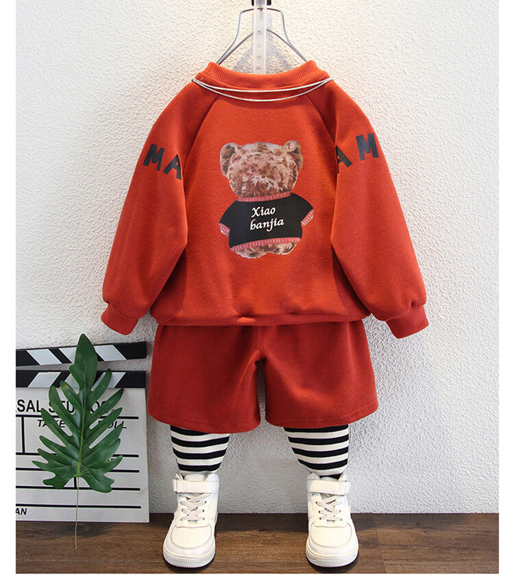 Completo due pezzi a righe per bambino outfit ragazzo_voghion.com