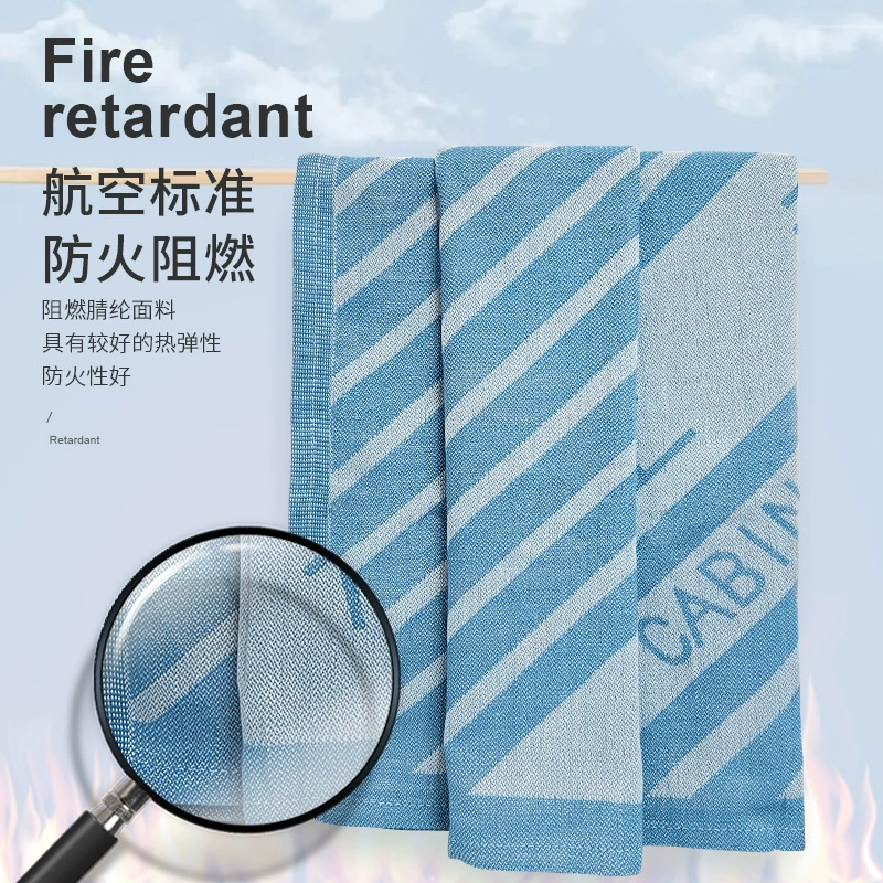 Одеяло для самолета для печати Логотип из акрилового волокна Студенческий офис Обед Вспышка Одеяло для самолета Одеяло для кондиционирования воздуха