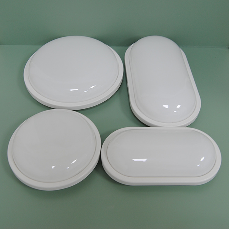 LED moisture-proof lamp regular round plastic shell kit oval moisture-proof lamp ceiling lamp lamp housing accessories manufacturers LED moisture-proof lamp regular round plastic shell kit oval moisture-proof lamp ceiling lamp lamp housing accessories manufacturers