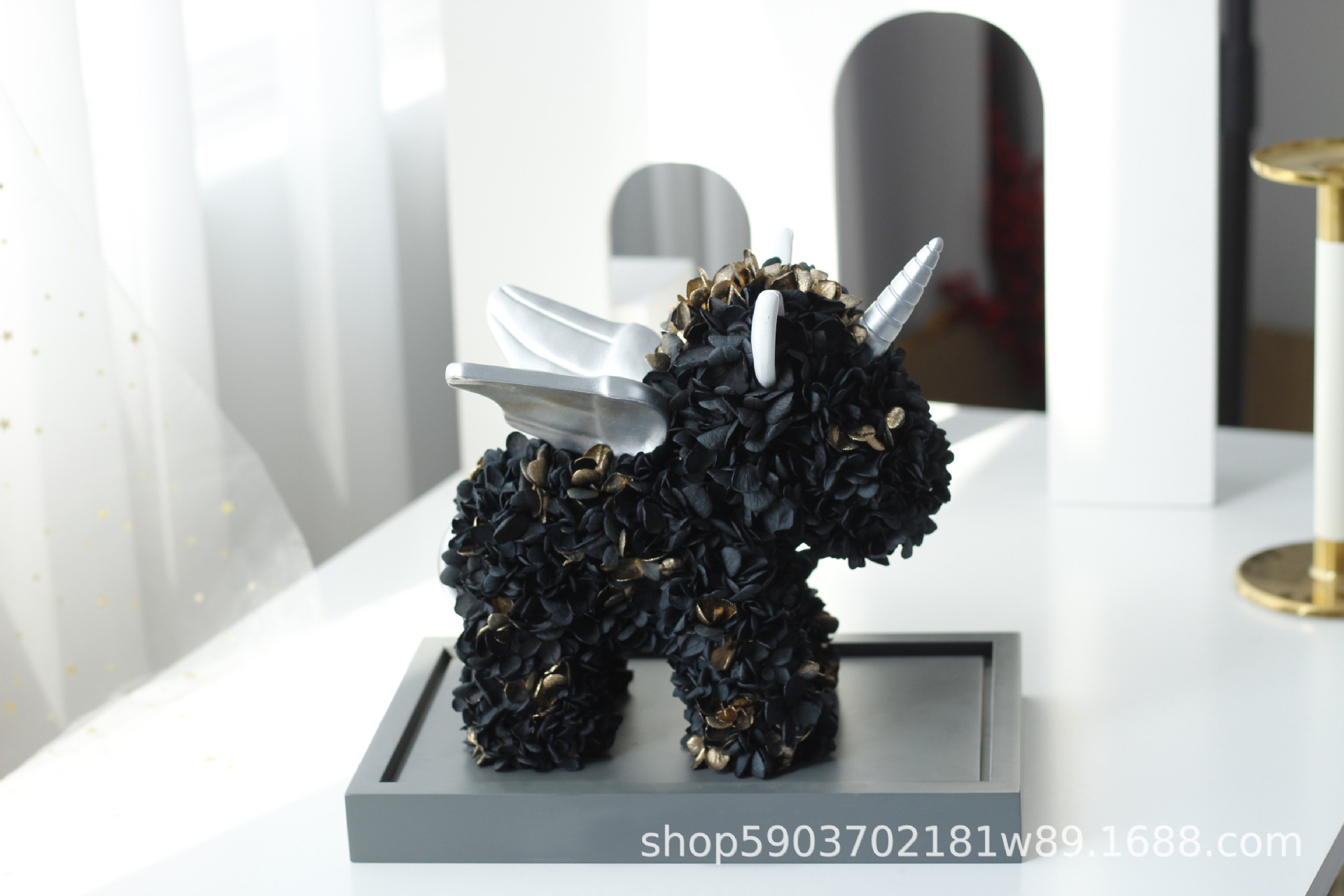 Flores verdaderas rosa unicornio Yunnan inmortalidad flores personalizadas muñecas de hortenida al por mayor acrílico red flores hechas a mano