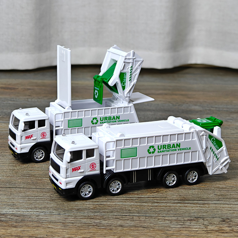 Urban Garbage Sorting Sanitation Truck Boy Baby Plastic Transport Truck Car Toy Children's Coasting