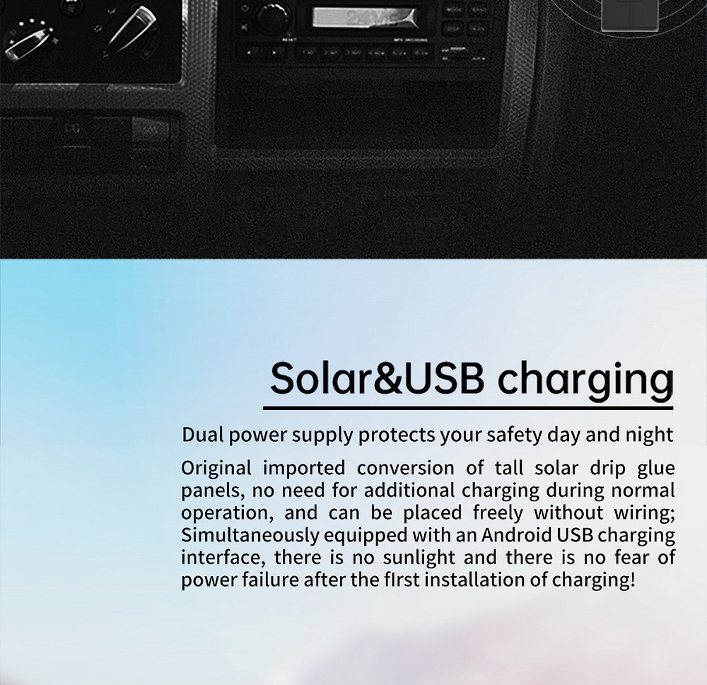 Ty01-6 Wheel-Mounted Tire Pressure Detector Solar-Powered Tire Pressure Monitoring High-Precision Wireless Rv Tire Pressure Tpms