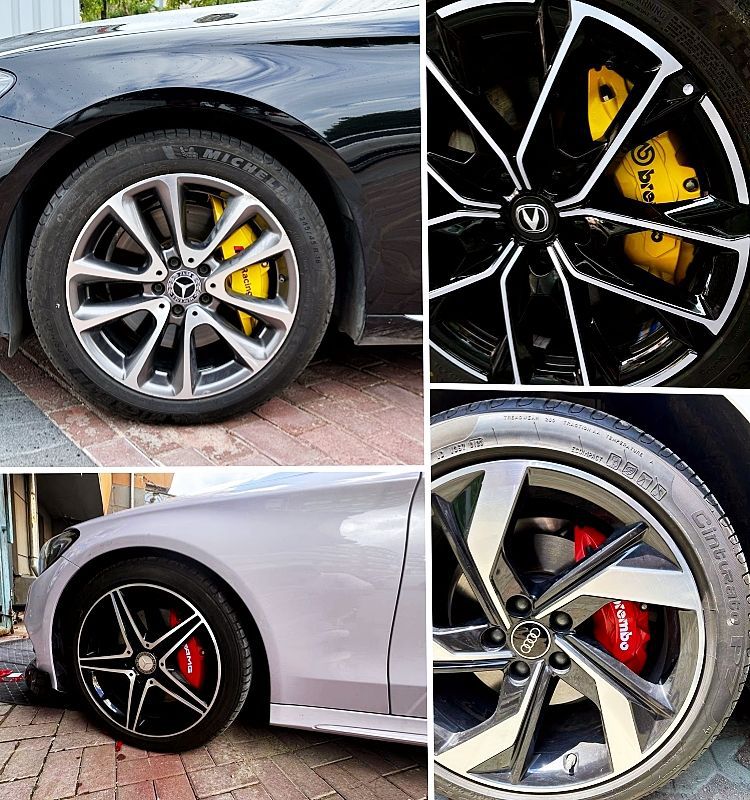 Suitable for Infiniti Q50L/Q50/Qx60/G Series/Ex/Jx/Fx Caliper Covers, Wheel Hub Brake Color Change Spray Paint