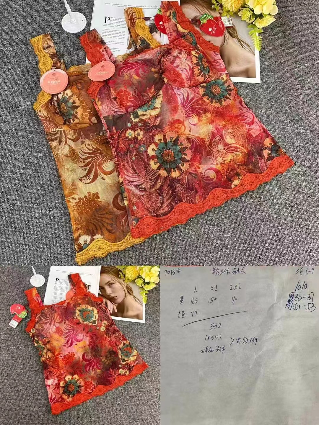 Nuevo encaje de alta calidad, chaleco de mujer sin anillo de acero, sujetador cómodo, ropa interior deportiva para dormir, mujer al por mayor.