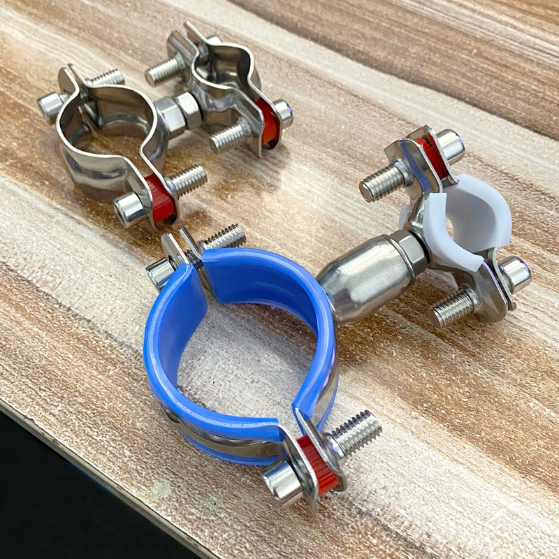 Высококачественная нержавеющая сталь 304 двухголовая фиксированная трубка зажим газовая труба с переменной диаметра водопроводная труба фиксированный кронштейн другие