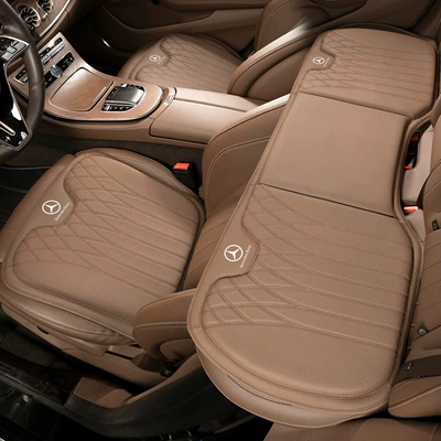 All Seasons | Waist support - model-b-chestnut-brown-mercedes-benz-front-and-rear-seat-cushions-three-piece-set