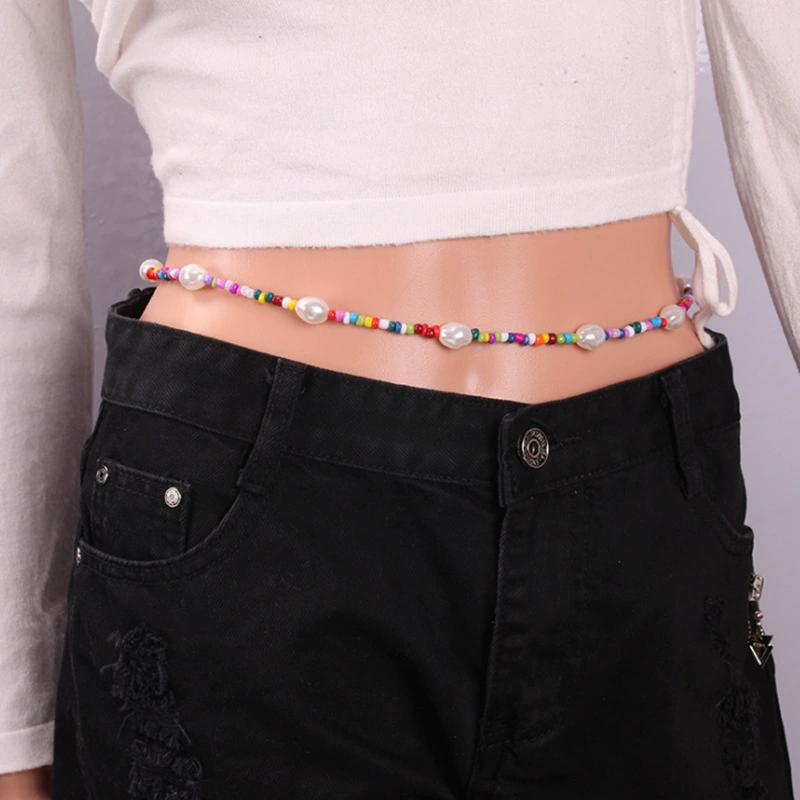 Sexy universal accessory, chain from pearl, European style