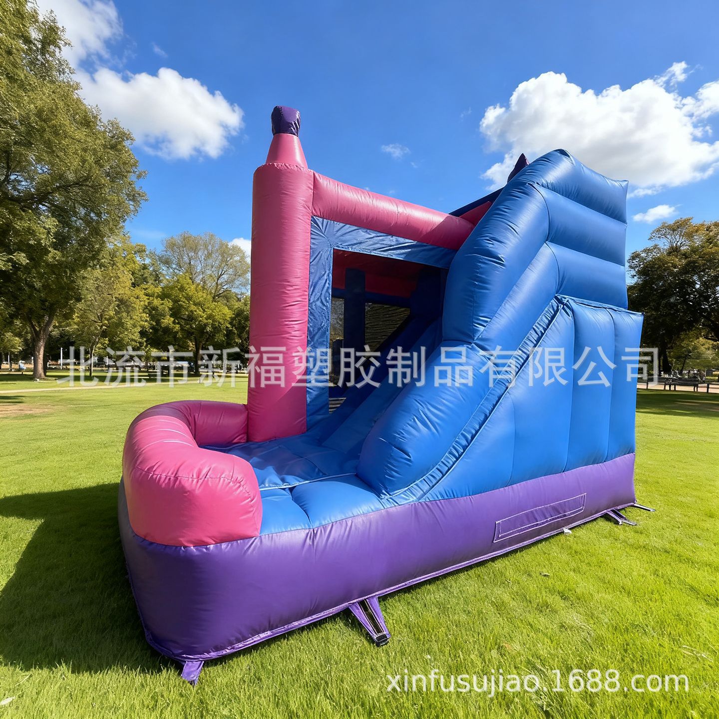 Color entretenimiento infantil infláble slide parque de juegos padres-hijos escalada interactiva saltar trampolín combinación slide agua