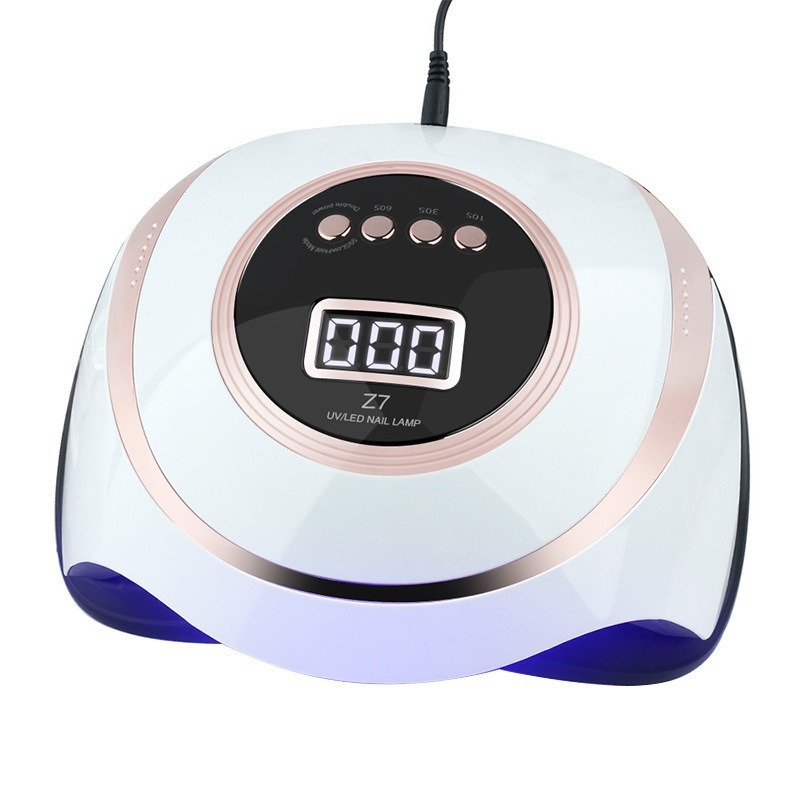 Lámpara de manicuras de alta potencia 180W luz de terapia de luz de esmalte de uñas lámpara de curado de uñas especial UVLED lámpara de luz transfronteriza