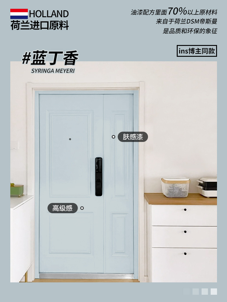 블루라일락 (보호필름+롤러+브러쉬+질감지+장갑 포함)-0.5kg