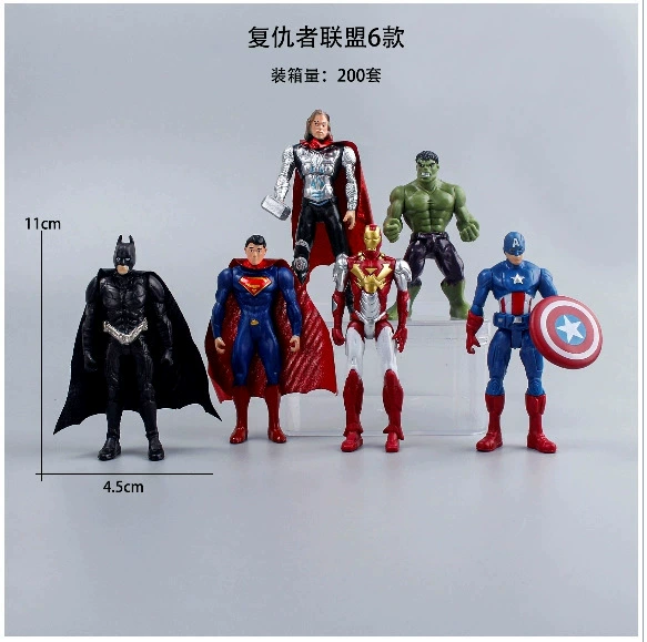 Фигура (Zhu Zhu) Капитан — крупная база PVC герой-модель, 4 стиля, десерт и настольное украшение
