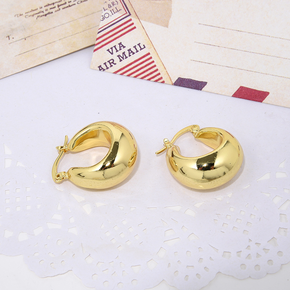 Women'S Gender Fashion Geometric Copper Plating Earrings 1 Pair