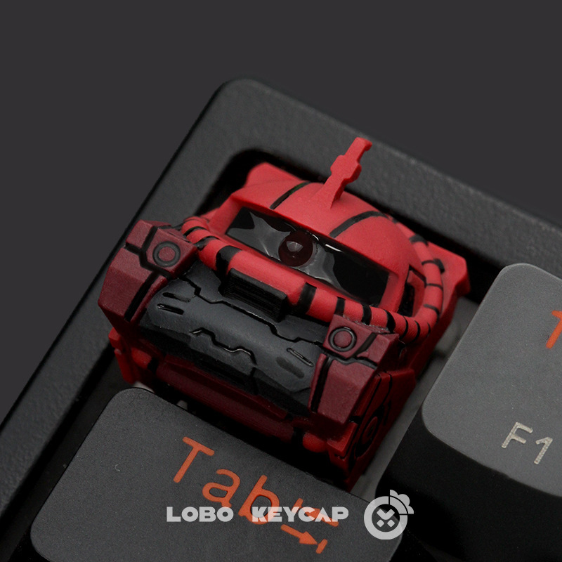 Mobile Suit Gundam Zaku Keycap Personalized Resin Art Keycap Mechanical Keyboard Translucent Keycap Mobile Suit Gundam Zaku Keycap Personalized Resin Art Keycap Mechanical Keyboard Translucent Keycap