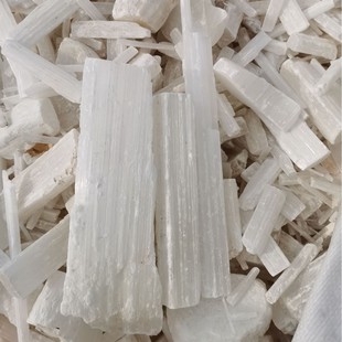Natural Gypsum Wholesale Gypsum Granular Gypsum Stick Permeable Gypsum White Gypsum Mineral Raw Stone