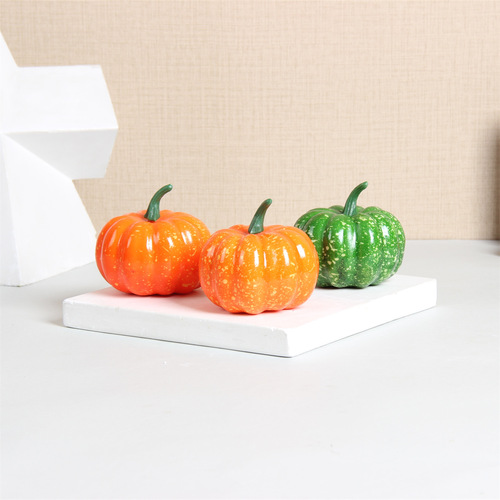 Simulated pumpkin fake fruit and vegetable model Halloween Christmas foam 85 pumpkin decoration photography props toy