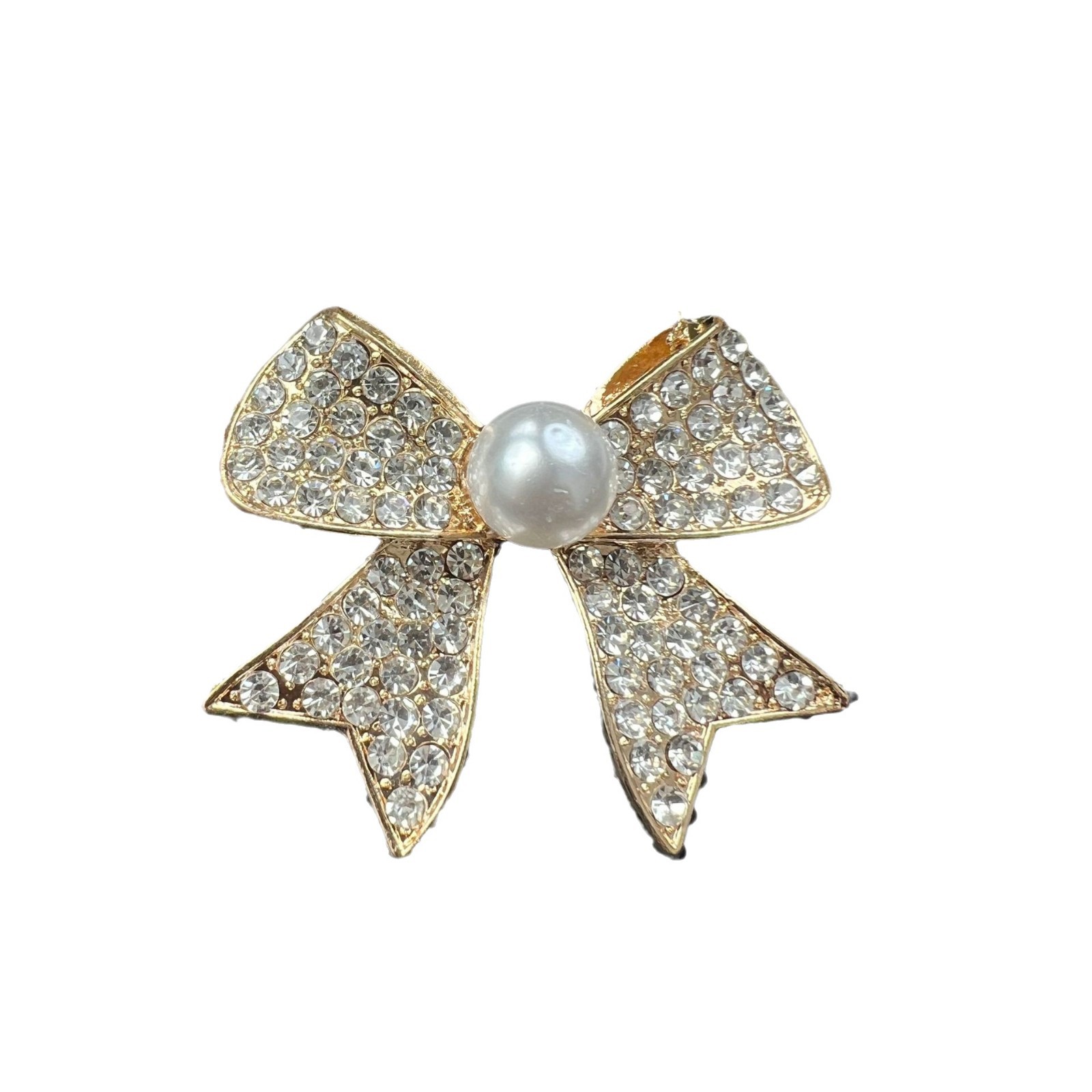 Bowknot anti exposure brooch high end chest no sew coat suit buckle versatile clothing accessories fixed pin_voghion.com
