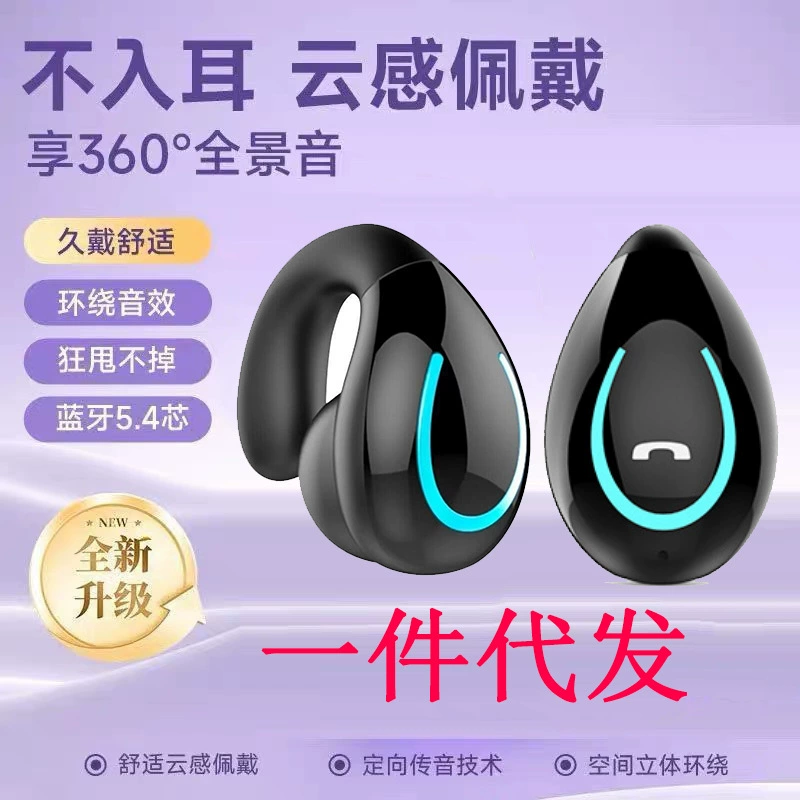 Беспроводные наушники-заушники, Bluetooth 5.3, открытые Hi-Fi, пото-стойкость и комфорт