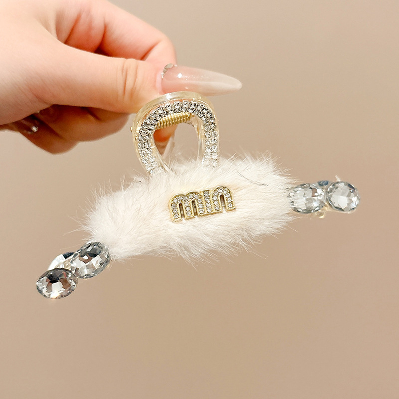 Clip grande para el cabello, pinza elegante para mujeres con cabello grueso