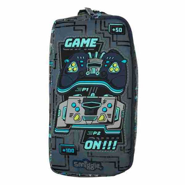 Double-layer capacious cartoon pencil case for students