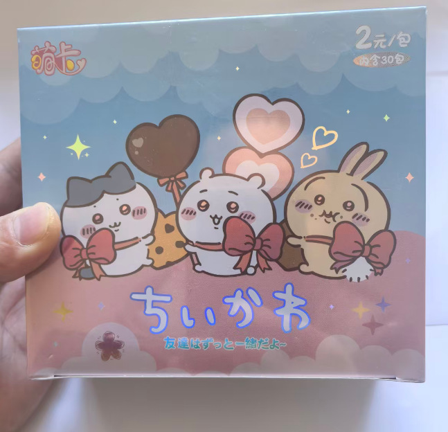 Tarjetas de colección de tarjetas Jiikawa tarjeta flash completa 1 yuan paquete de 3 balas de una caja completa de tarjetas de coleccionista Usaki Dolor oso infestación de tarjetas periféricas