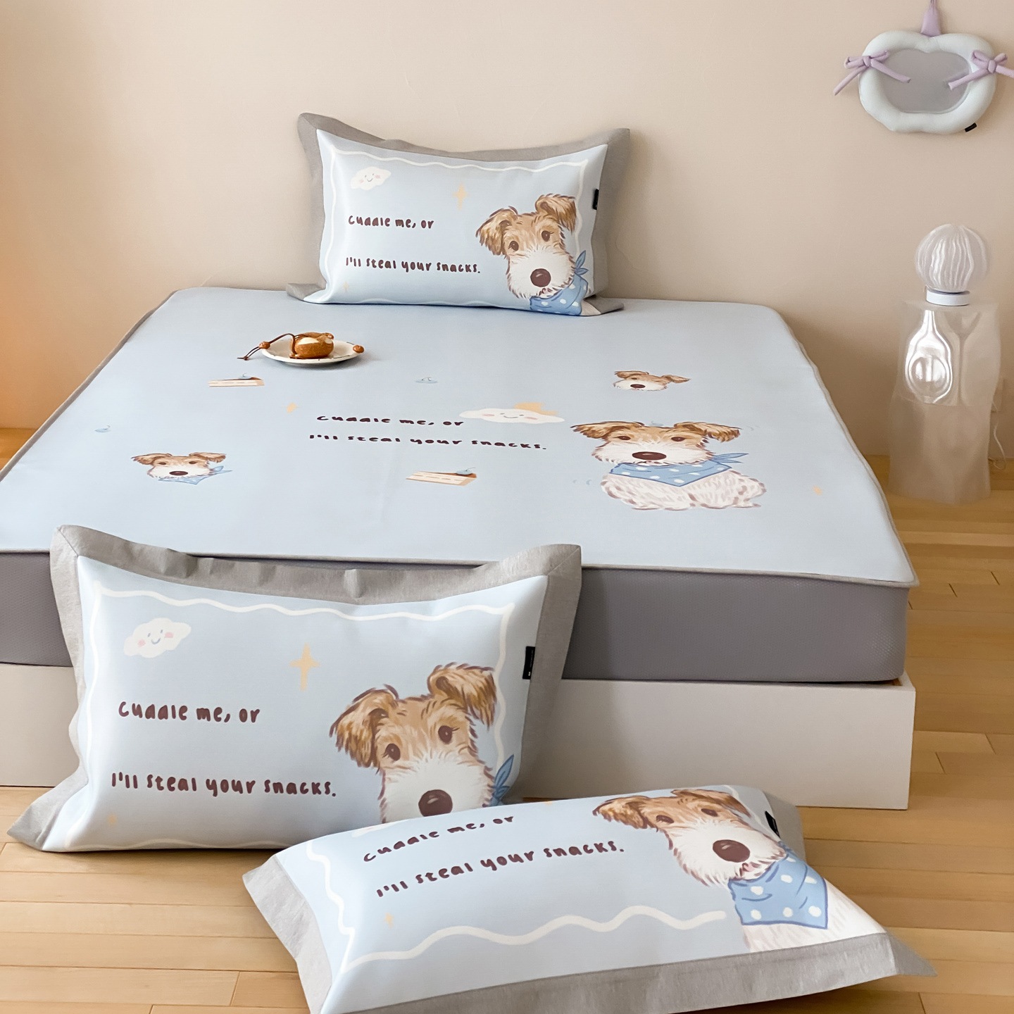 Ice Silk Mat Class A 900D Large Edition High-end Cartoon Air-conditioned Mat Washable Cabala Summer Cool Bed