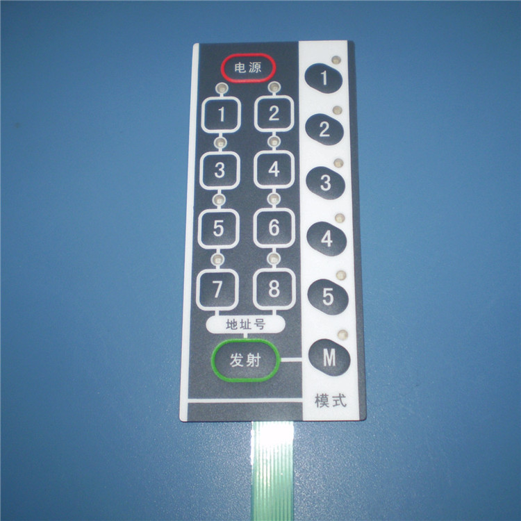薄膜开关薄膜开关触摸按键面板控制面板 PVC面板薄膜开关工厂