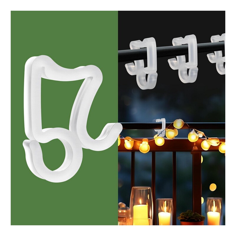 Cross-Border Outdoor Curtain Clips, Christmas Decoration Clips, Holiday Light Clips, Christmas Light Clips, Outdoor Hanging Rope Clips Cross-Border Outdoor Curtain Clips, Christmas Decoration Clips, Holiday Light Clips, Christmas Light Clips, Outdoor Hanging Rope Clips