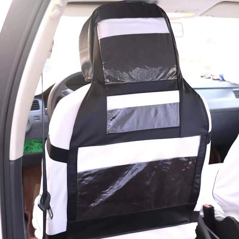 Такси прозрачное окно вставка цветная страница реклама плащ кожаный чехол спинка сиденья без стирки Соединенные производители чехлов