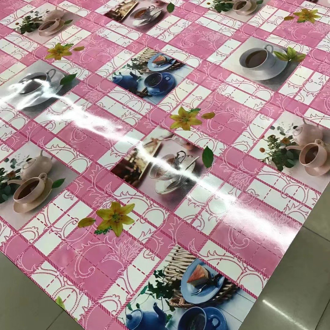 Simple Waterproof Tablecloth Sheet New Chinese Style Dining Tablecloth Household Living Room Dining Table Coffee Table Table Mat Tablecloth in stock Wholesale