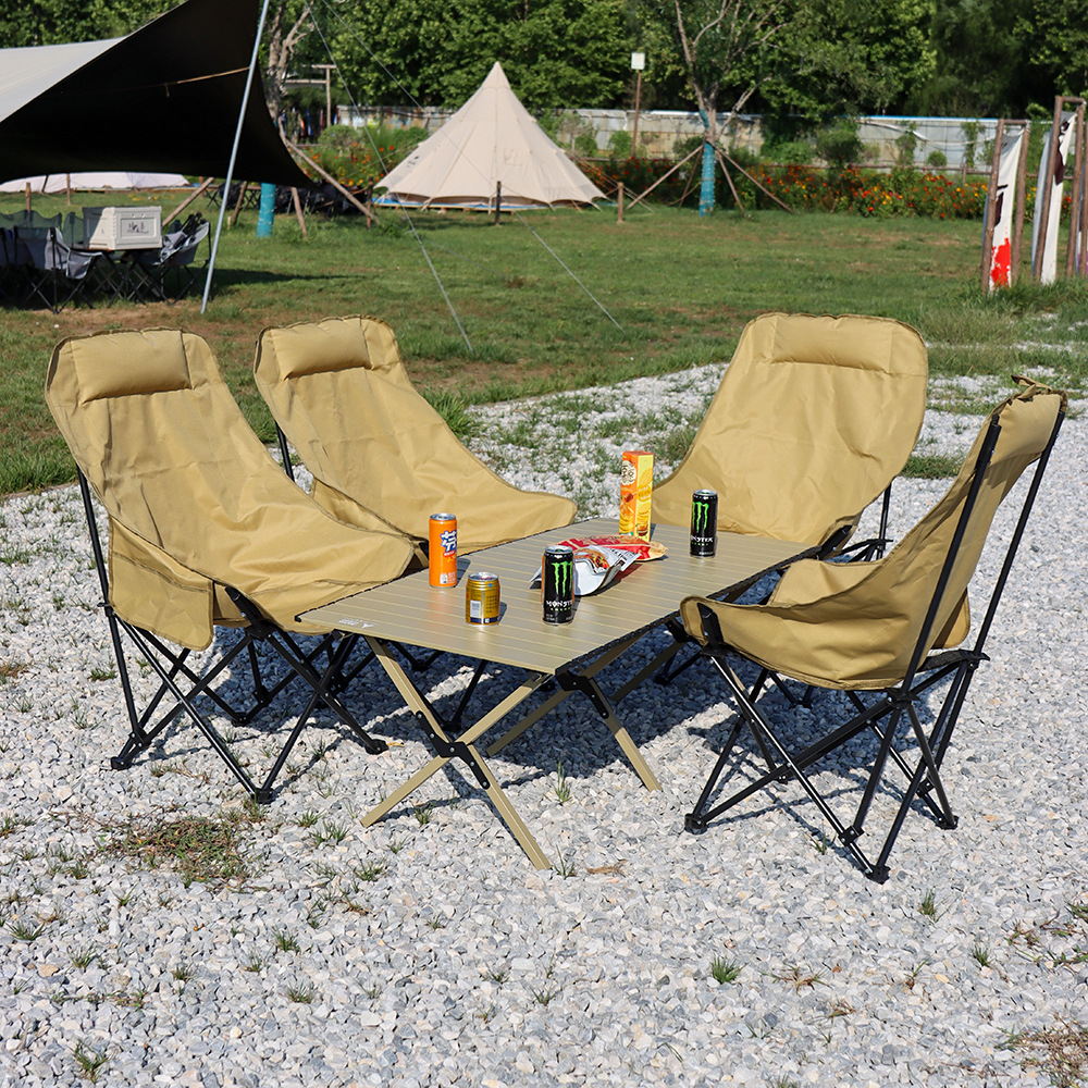Silla de luna plegable ligera al aire libre silla de acampamiento al aire libre silla de pesca silla portátil