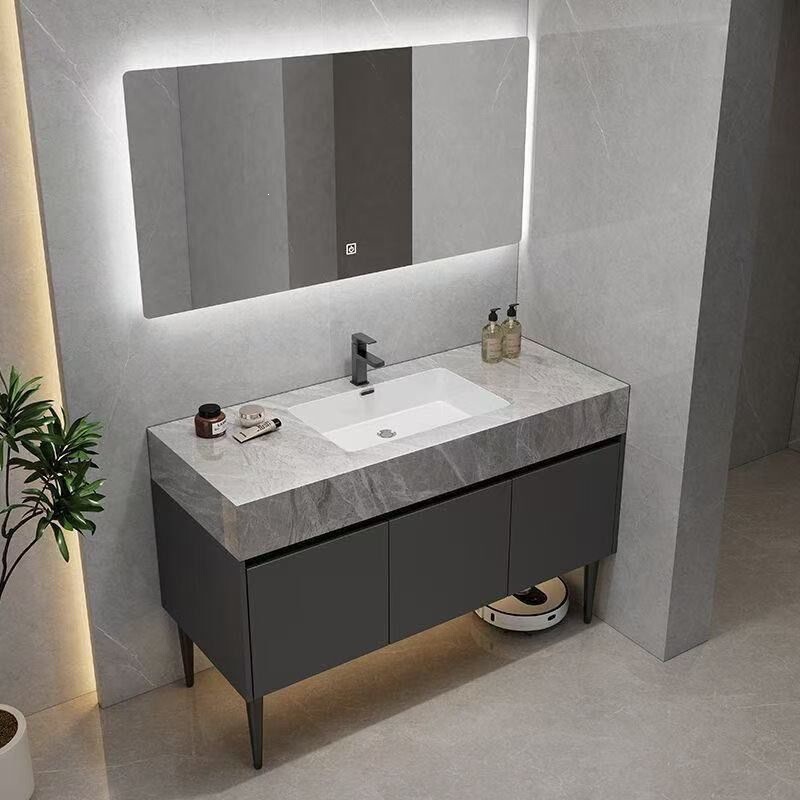 Seamless Ceramic Integrated Floor-Standing Bathroom Cabinet Set for Public Restroom Washbasin and Sink Cabinet Seamless Ceramic Integrated Floor-Standing Bathroom Cabinet Set for Public Restroom Washbasin and Sink Cabinet