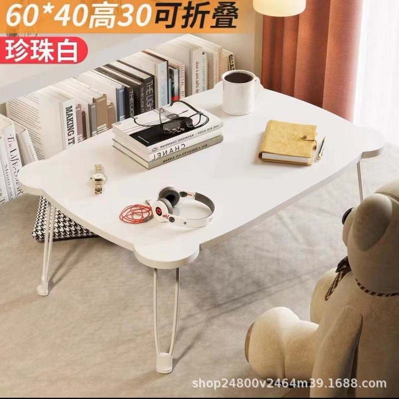 折り畳み可能な小さなテーブルのベッドの上のコンピュータテーブルの家庭用の小さな円卓の窓の小さなお茶のバルコニーの寝室|undefined