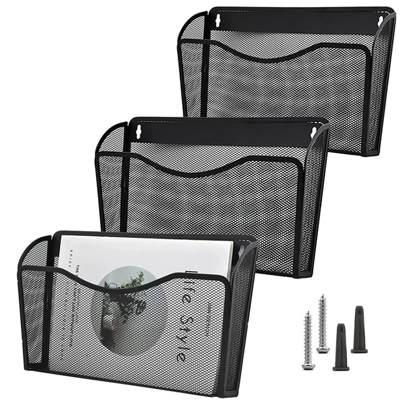 Metal magazine for documents, storage system