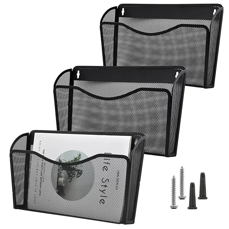 Metal magazine for documents, storage system