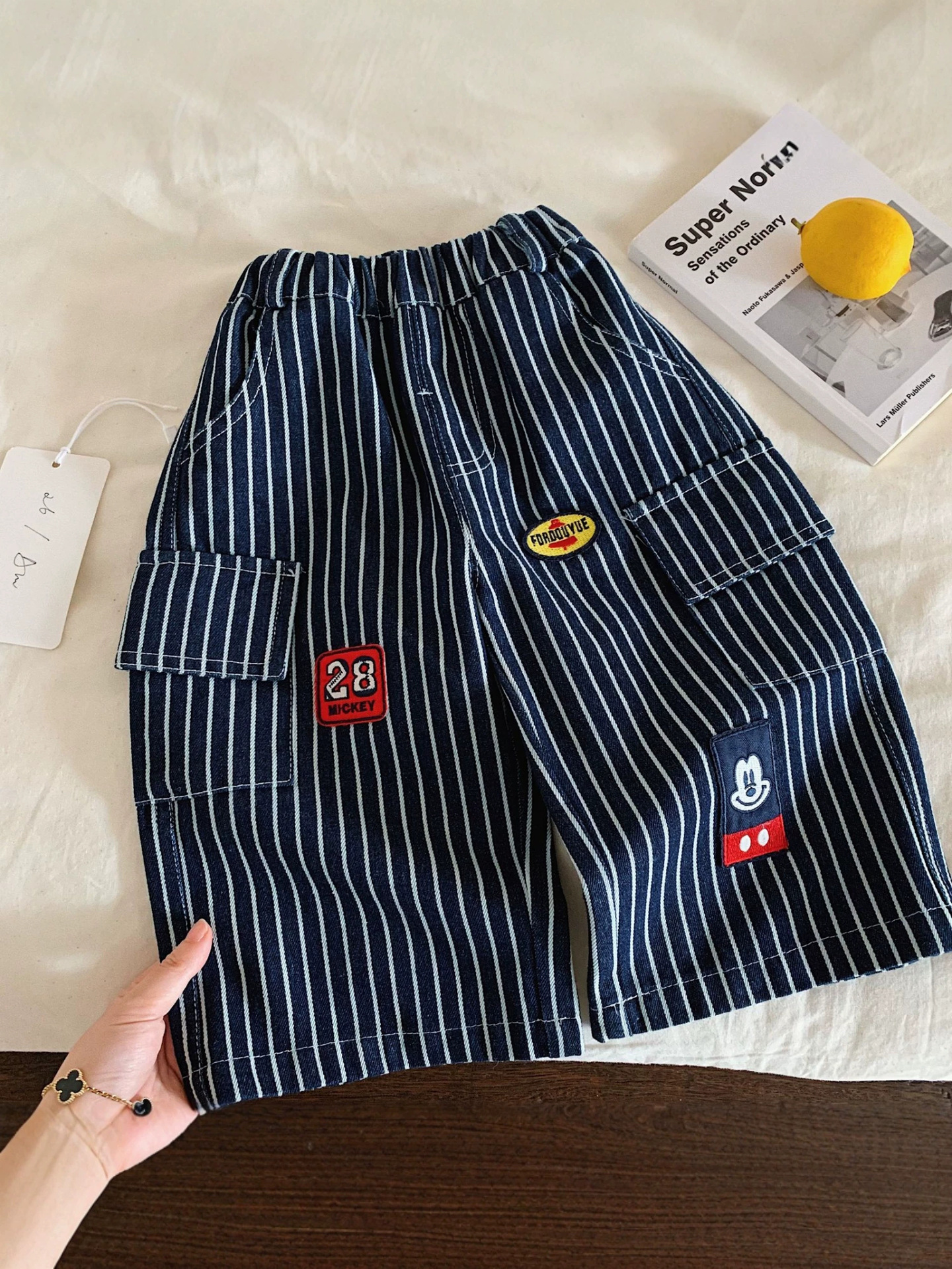 Children's autumn cartoon jeans for boys