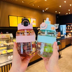 尚泰運動水杯便攜2024新款女大容量食品級夏天耐高溫塑料杯男