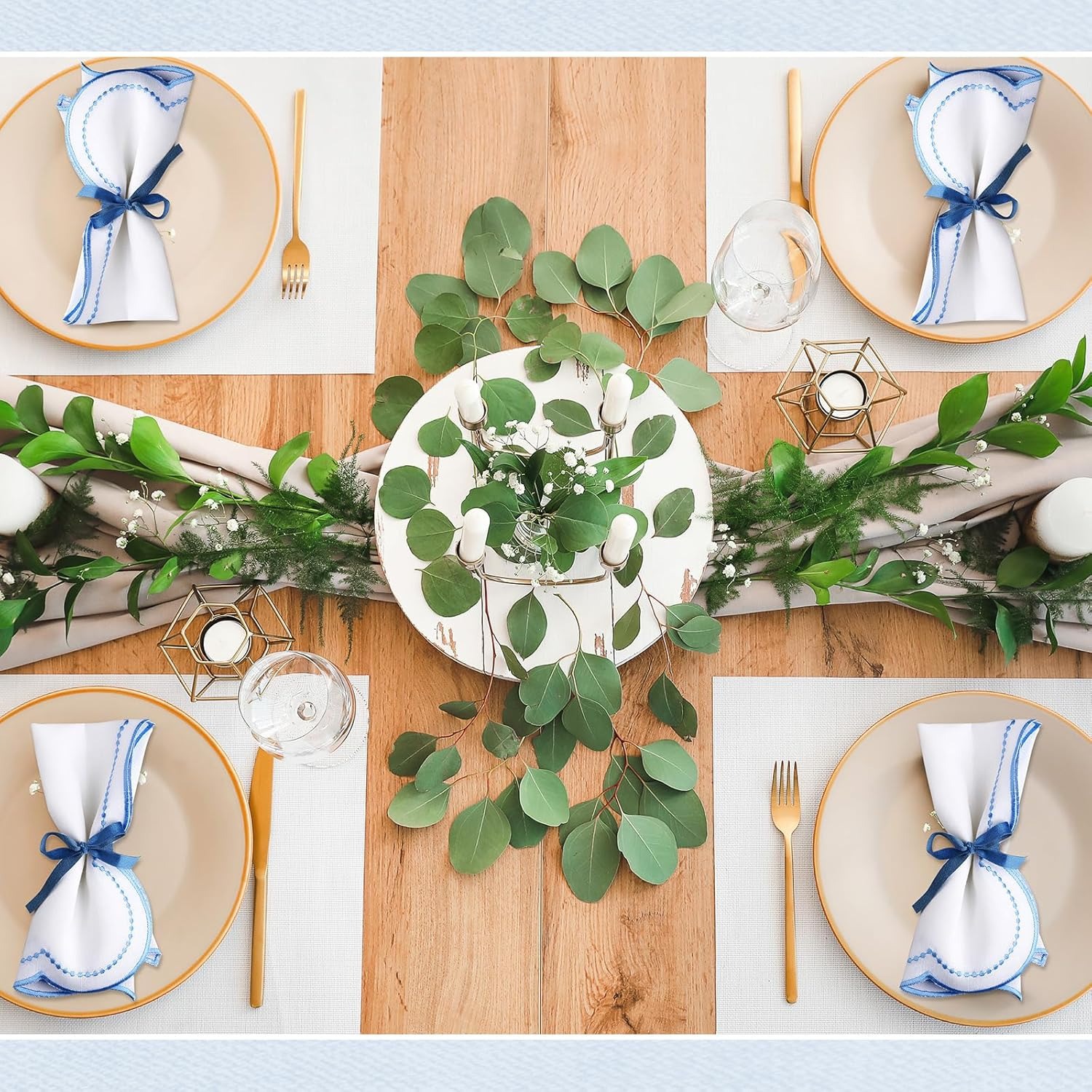 Hotel bordado almohadilla servillas almohadilla de aislamiento de tela ondulado restaurante occidental fiestas transfronterizas fabricantes de suministro amazónico