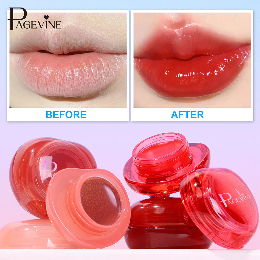 Transfronterizo PAGE VINE Crystal Jelly Crema de doble uso para labios y mejillas Espejo de agua y brillo para sostener el maquillaje para mostrar brillo de esmalte de labios rubor image 3