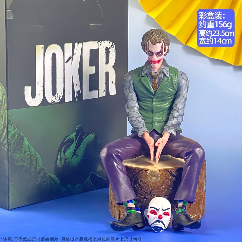 ジョーカー DC ヒース・レジャー アメリカ コミック ダークナイト ジョーカー 自殺分隊 フィギュア オーナメント ルーフ人形|undefined